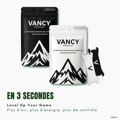 Pack 20 Bandes Nasales Sport - Vancy®